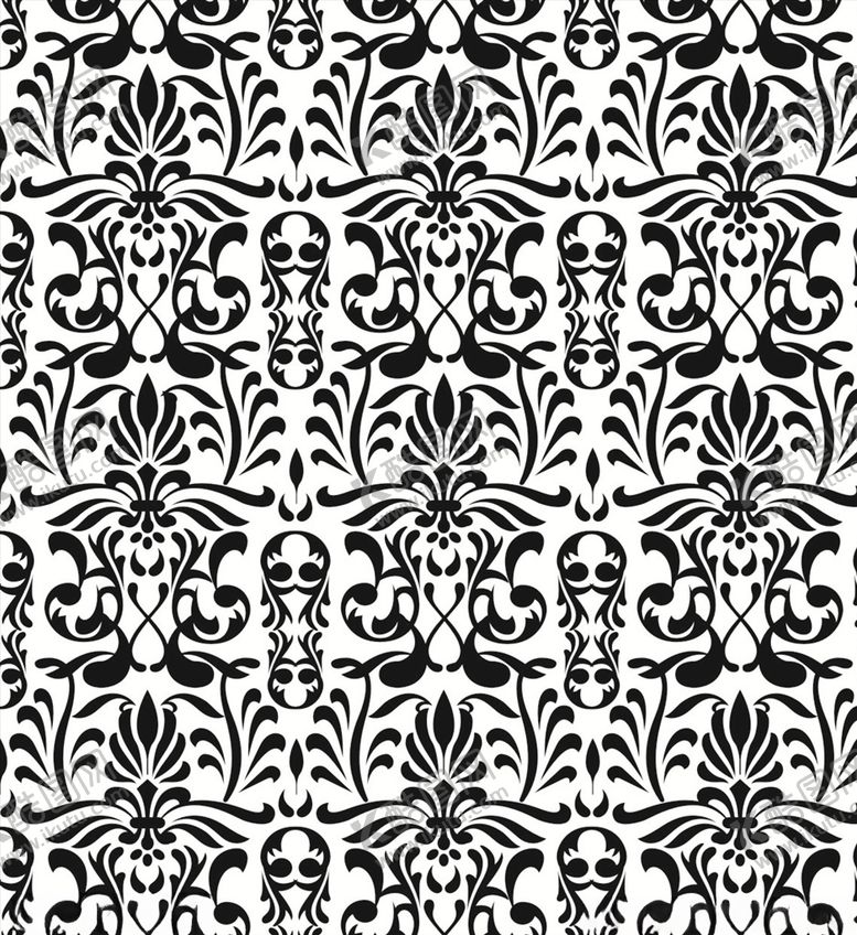 编号：22664610292127365729【酷图网】源文件下载-硅藻泥刻花花纹线条矢量