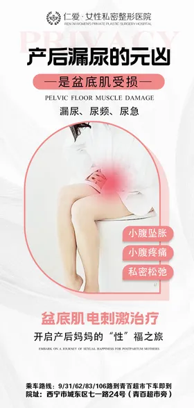 私密海报修复项目盆底肌妇科