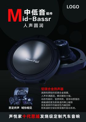 汽车音响海报