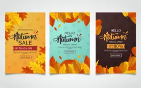 秋季主题海报设计