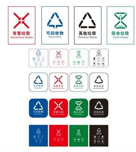 上海市最新垃圾分类贴纸