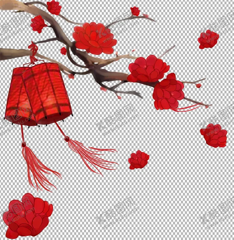 编号：35689709160213149173【酷图网】源文件下载-透明底灯笼          