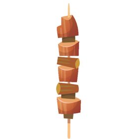 韩国美食插画图案