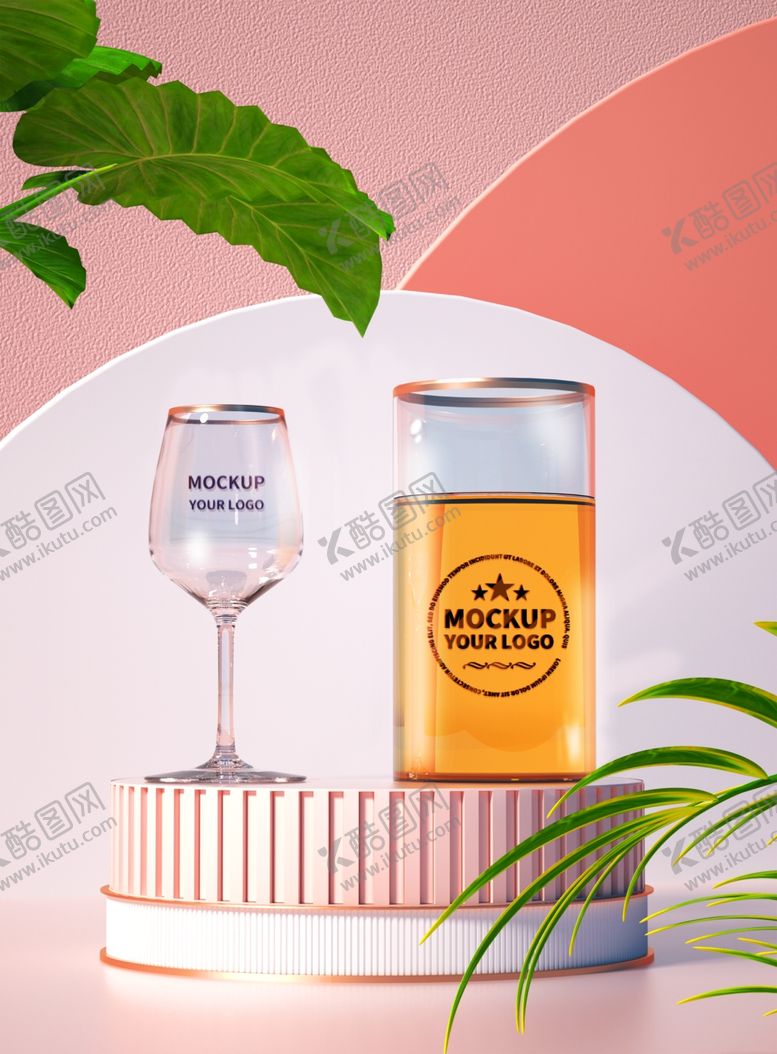 编号：74196609241603183970【酷图网】源文件下载-玻璃杯样机