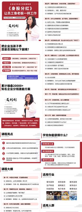 课程培训讲师企业股权激励长图