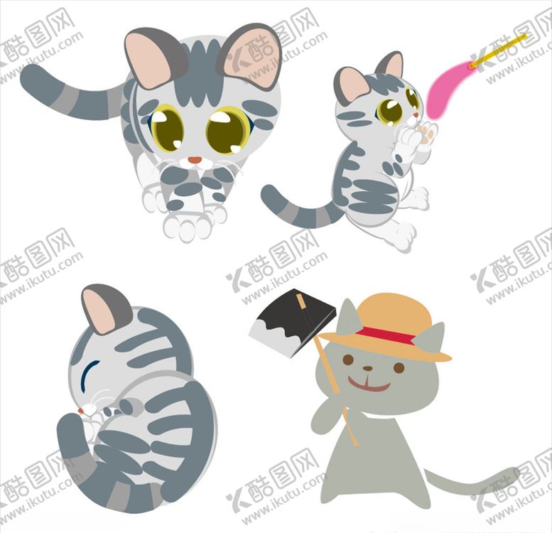 编号：97704509130158237361【酷图网】源文件下载-猫卡通