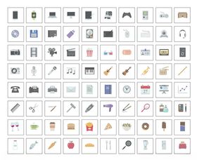 80个生活小图标