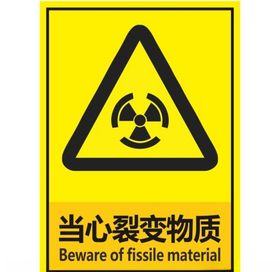 当心裂变物质