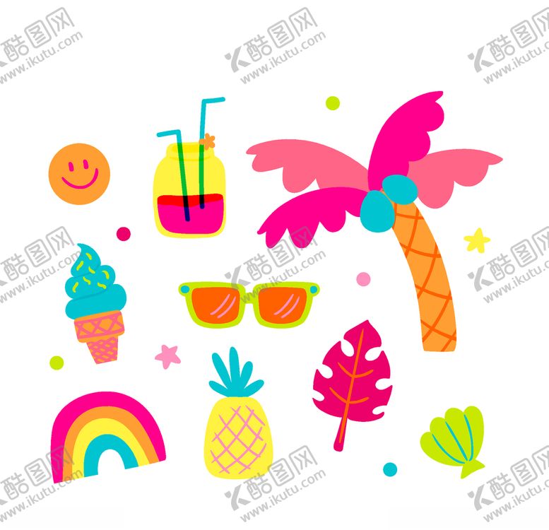 编号：47487807051442088505【酷图网】源文件下载-夏日元素