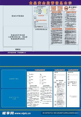 食品安全公示栏