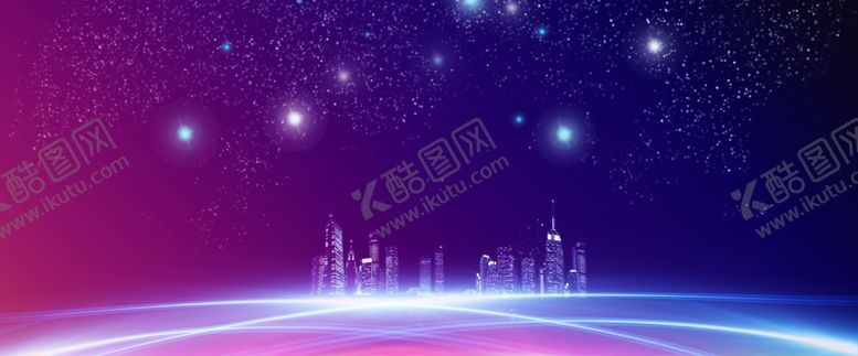 编号：31124809251252384184【酷图网】源文件下载-蓝色年会背景