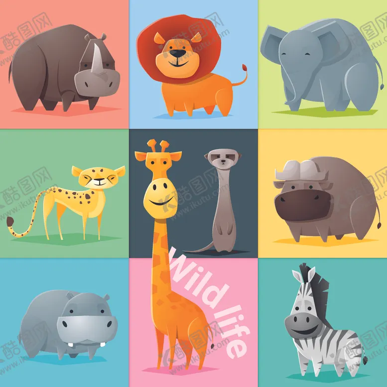 编号：48237809121424374183【酷图网】源文件下载-可爱动物