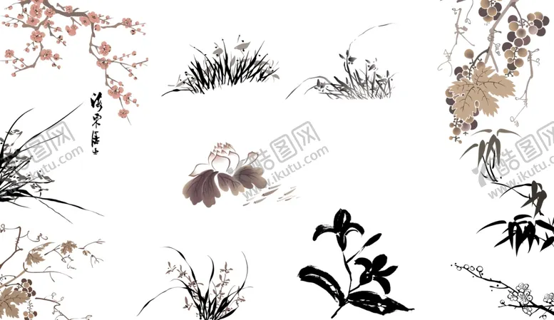 编号：62350506261530164400【酷图网】源文件下载-水墨画