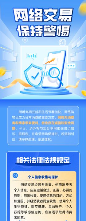 网络交易安全长图