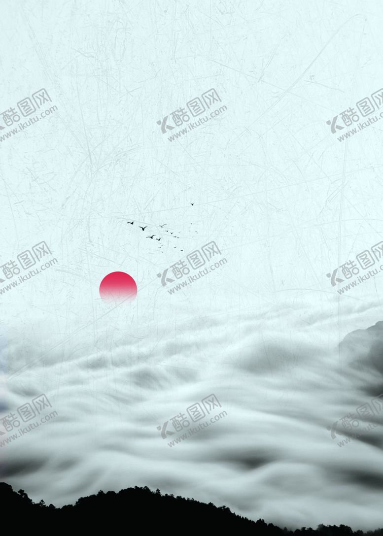 编号：49546006161642494125【酷图网】源文件下载-水墨装饰画
