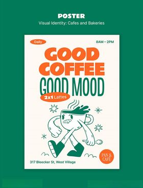 咖啡饮品店招贴海报
