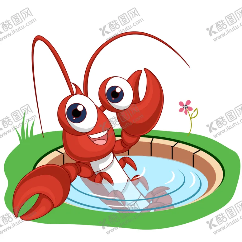 编号：33336304191300451417【酷图网】源文件下载-手绘小龙虾