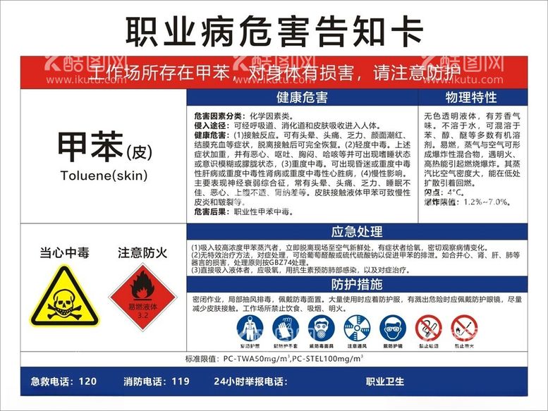 编号：23600112231158112701【酷图网】源文件下载-职业病危害告知卡