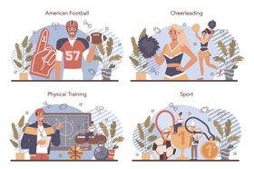 多样健身场景与运动姿态