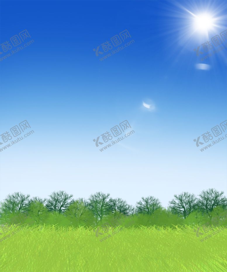 编号：84349310252314159406【酷图网】源文件下载-蓝天草地
