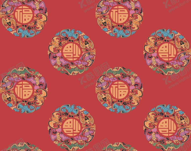 编号：54136309210418478231【酷图网】源文件下载-福龙花型