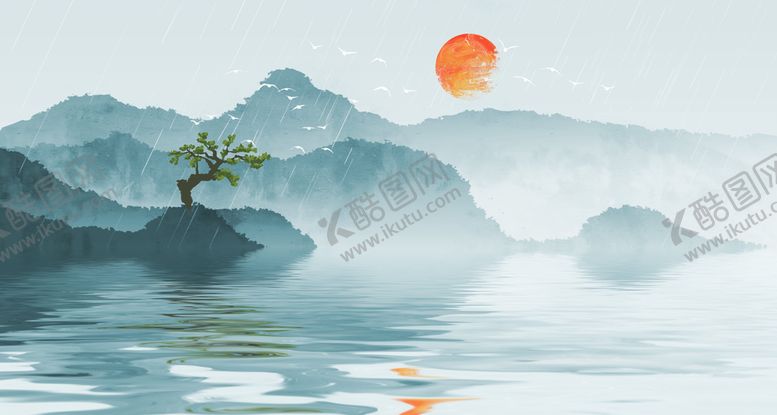 编号：01285309200346040321【酷图网】源文件下载-中国风山水