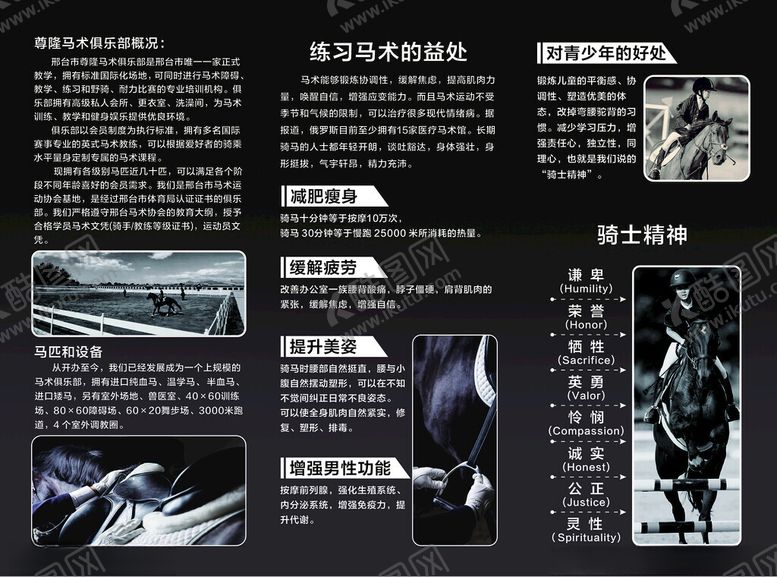 编号：10102304050726161793【酷图网】源文件下载-马术宣传页