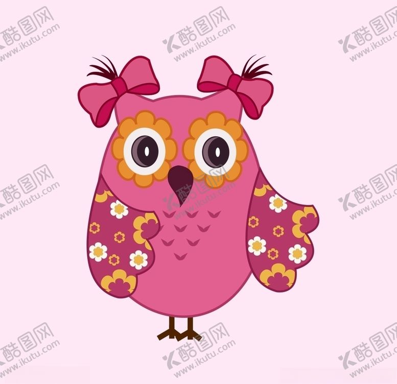 编号：54275510302042131525【酷图网】源文件下载-卡通猫头鹰
