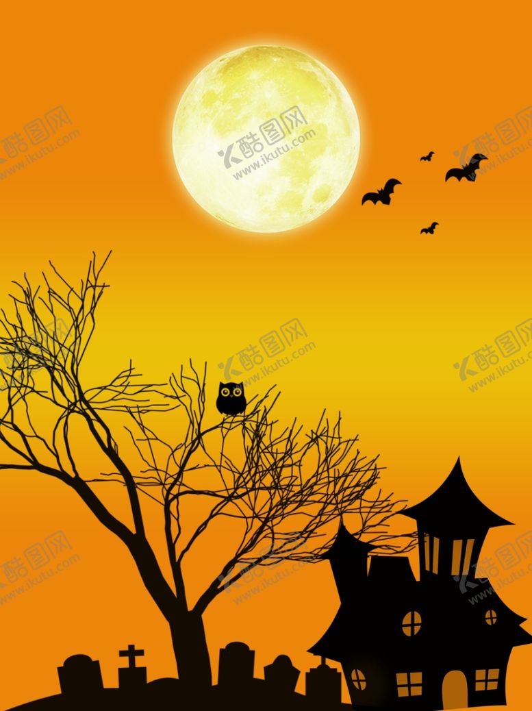 编号：90519207091315081433【酷图网】源文件下载-万圣节鬼屋