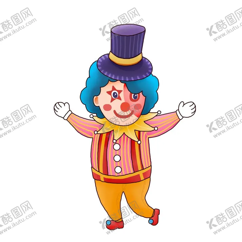 编号：89156212020029546000【酷图网】源文件下载-愚人节表演的小丑