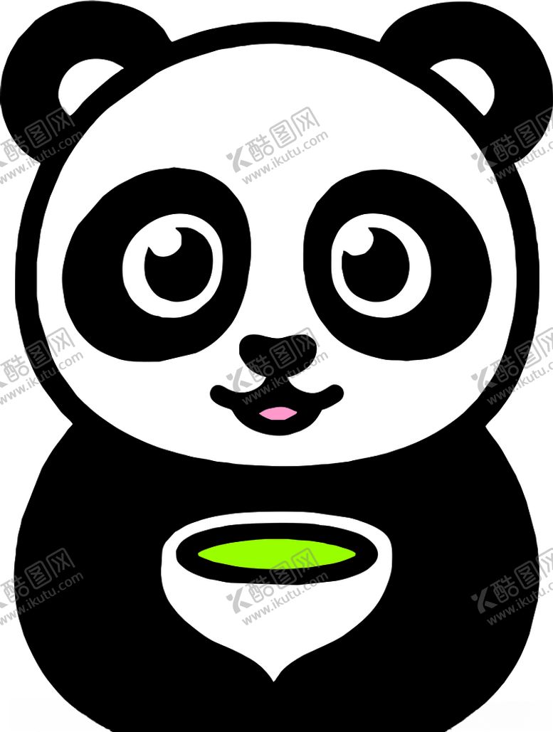 编号：59353309232029128298【酷图网】源文件下载-喝茶的熊猫