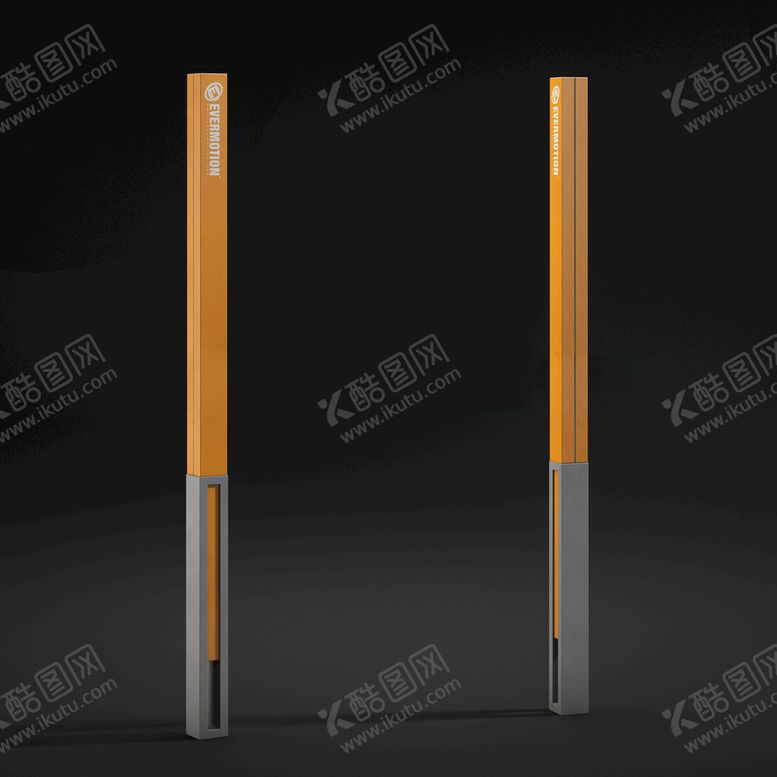 编号：95513201140820399035【酷图网】源文件下载-C4D模型户外导视灯