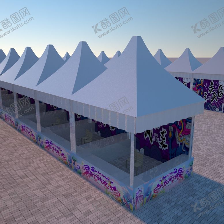 编号：54892309191504293297【酷图网】源文件下载-尖顶帐篷