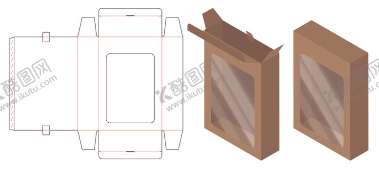编号：58354509281622159402【酷图网】源文件下载-纸质包装盒刀模设计图