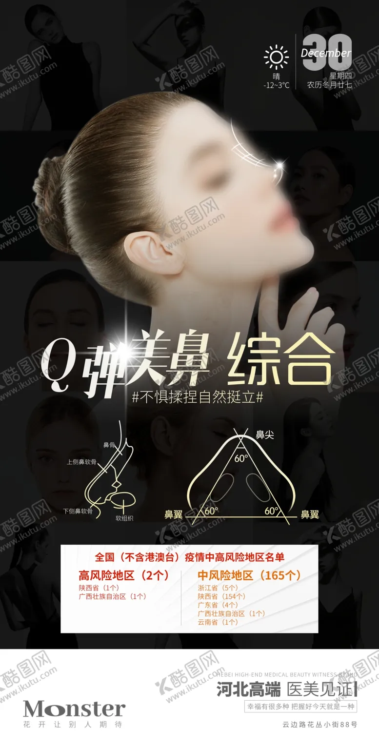 编号：78326001150610383548【酷图网】源文件下载-医美鼻综合海报