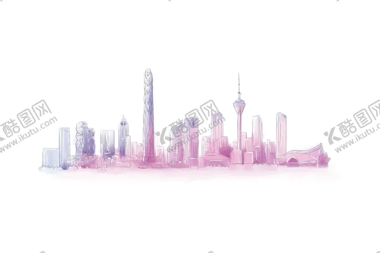 编号：74695904181011459501【酷图网】源文件下载-城市建筑剪影