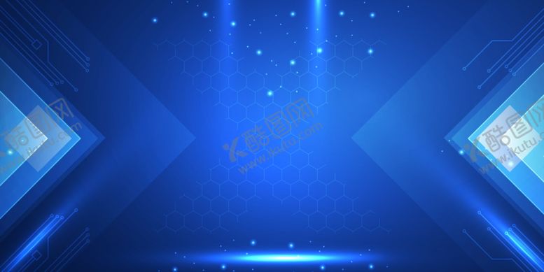 编号：35680901170253546237【酷图网】源文件下载-蓝色商务科技渐变背景