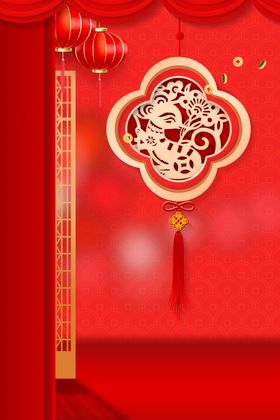 红色喜庆背景