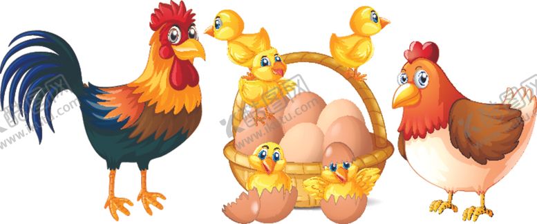 编号：55166310142206081842【酷图网】源文件下载-卡通鸡