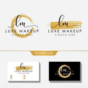 奢华美妆品牌标志设计