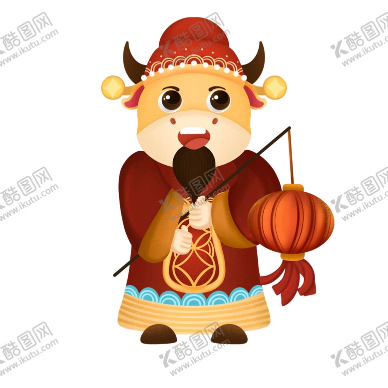 编号：48224406260421079073【酷图网】源文件下载-牛年形象