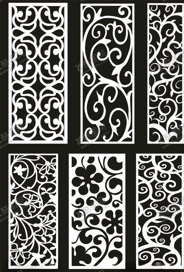编号：42860110290631398078【酷图网】源文件下载-欧式隔断