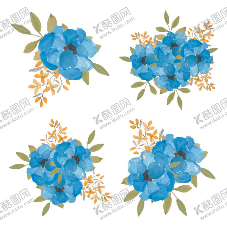 编号：84655707140515294885【酷图网】源文件下载-水彩花卉