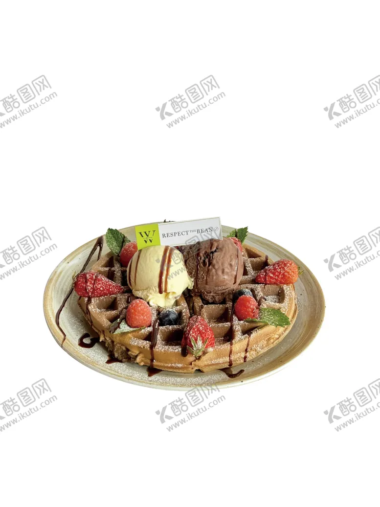 编号：53755502241802281413【酷图网】源文件下载-水果华夫饼