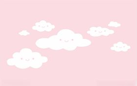 粉色天空