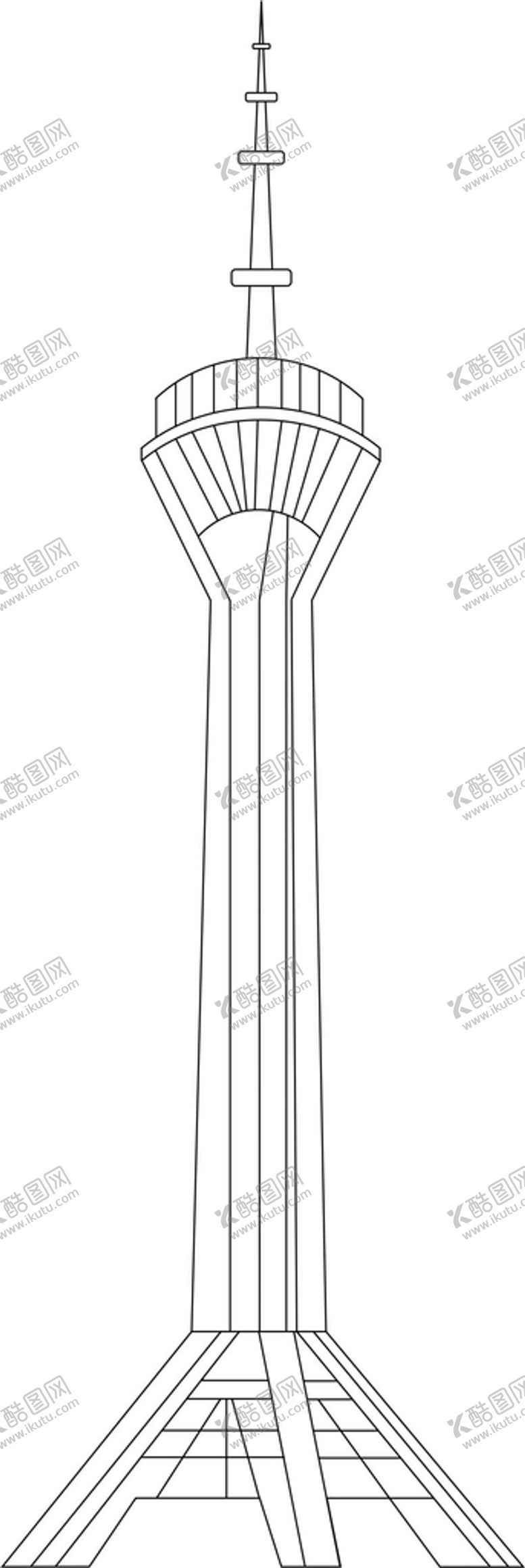 编号：85410309180932078417【酷图网】源文件下载-成都电视塔