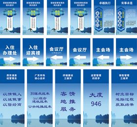 蓝色科技风企业宣传海报