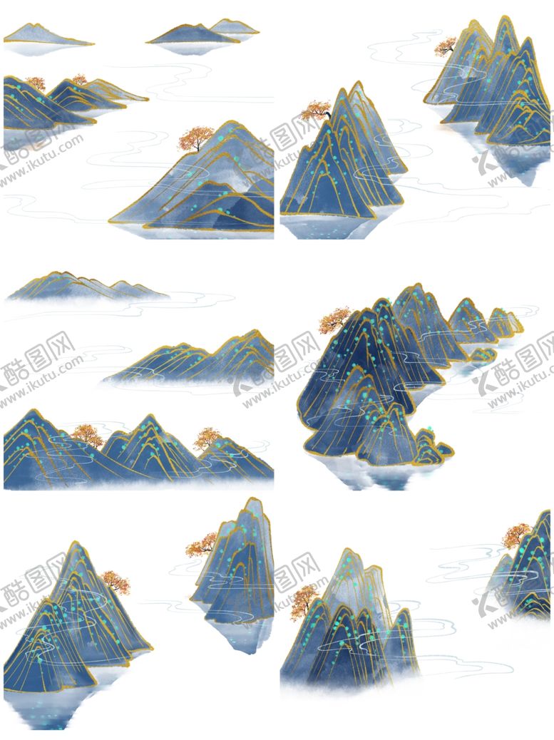 编号：38923904071624469088【酷图网】源文件下载-国画山水