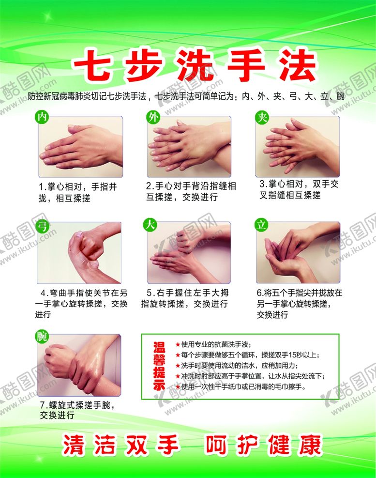 编号：57992810260703431912【酷图网】源文件下载-七步洗手法