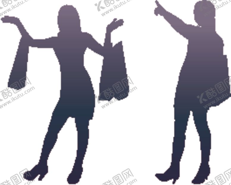 编号：71296709220540312553【酷图网】源文件下载-时尚购物女人